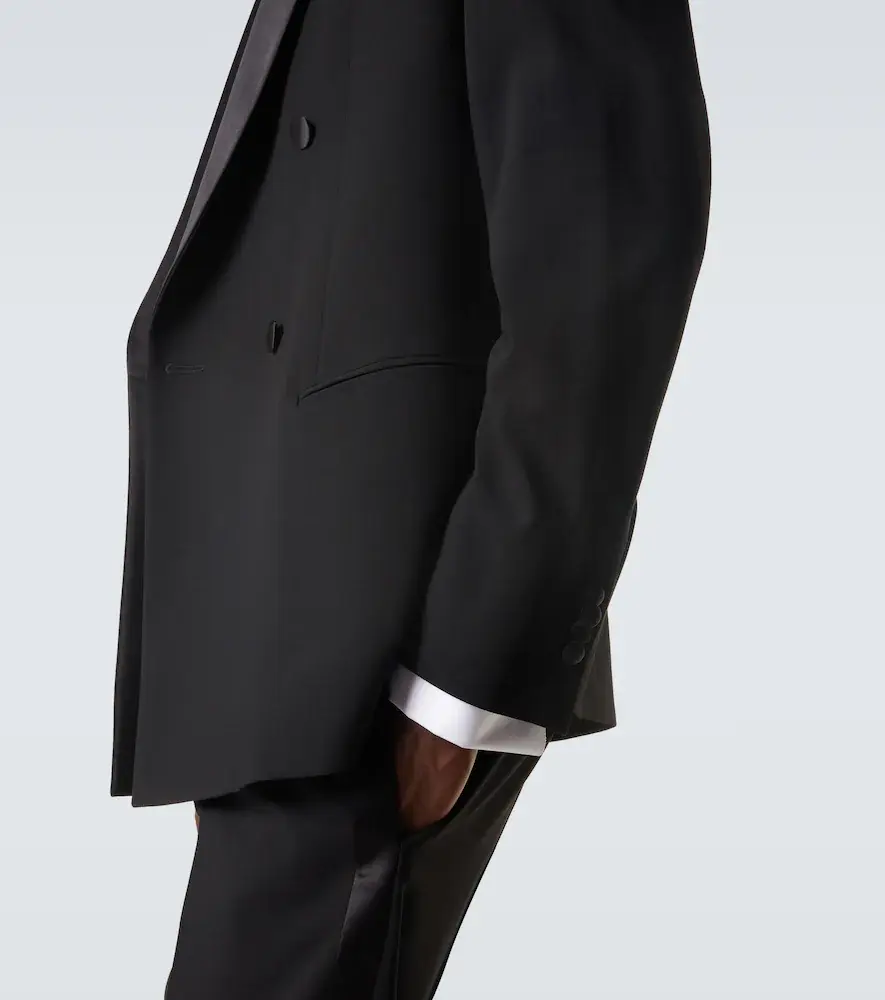 Giorgio Armani Virgin wool tuxedo blazer | Thumbnail 8 Giorgio Armani Virgin wool tuxedo blazer | Thumbnail 8