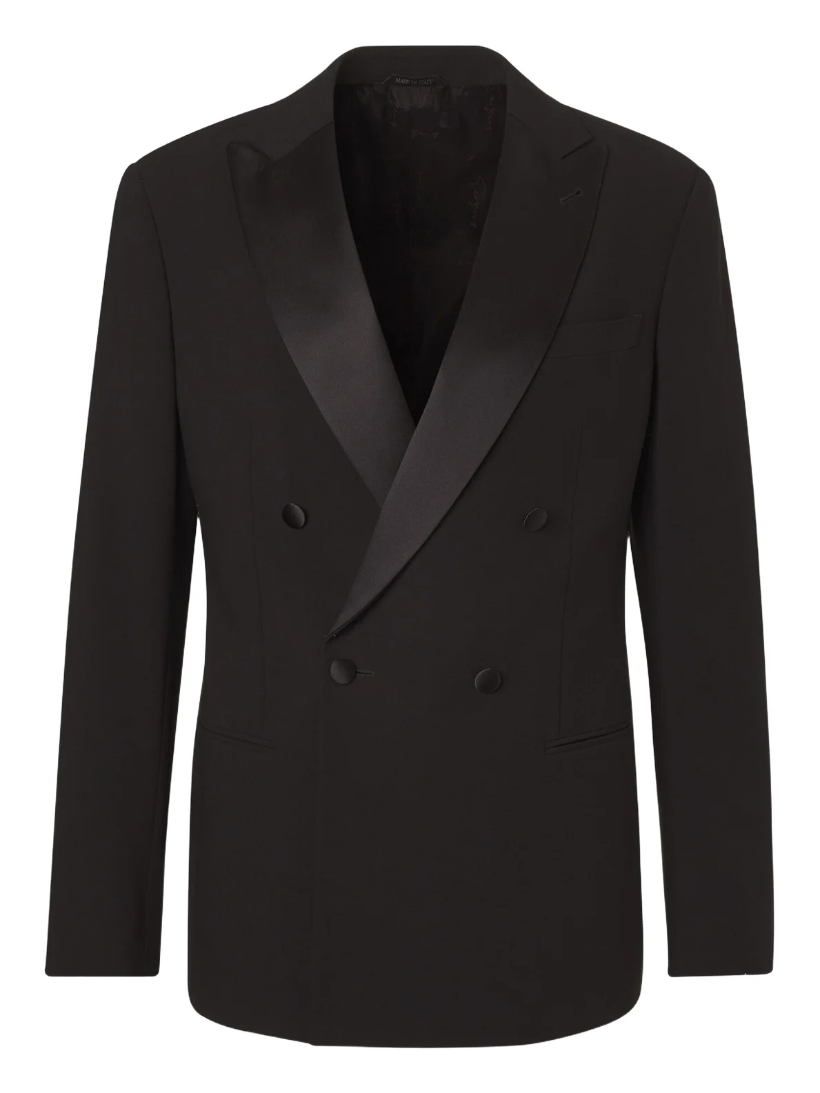 Giorgio Armani Virgin wool crêpe tuxedo jacket