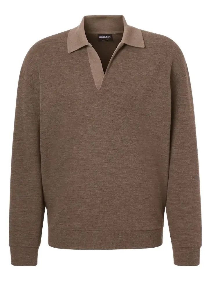 Virgin wool polo sweater Virgin wool polo sweater