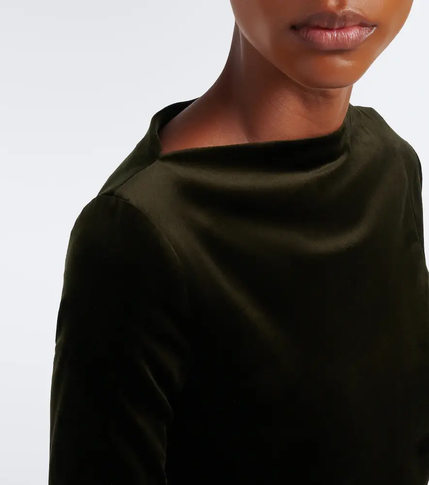 Jil Sander Cotton velvet gown | Thumbnail 5
