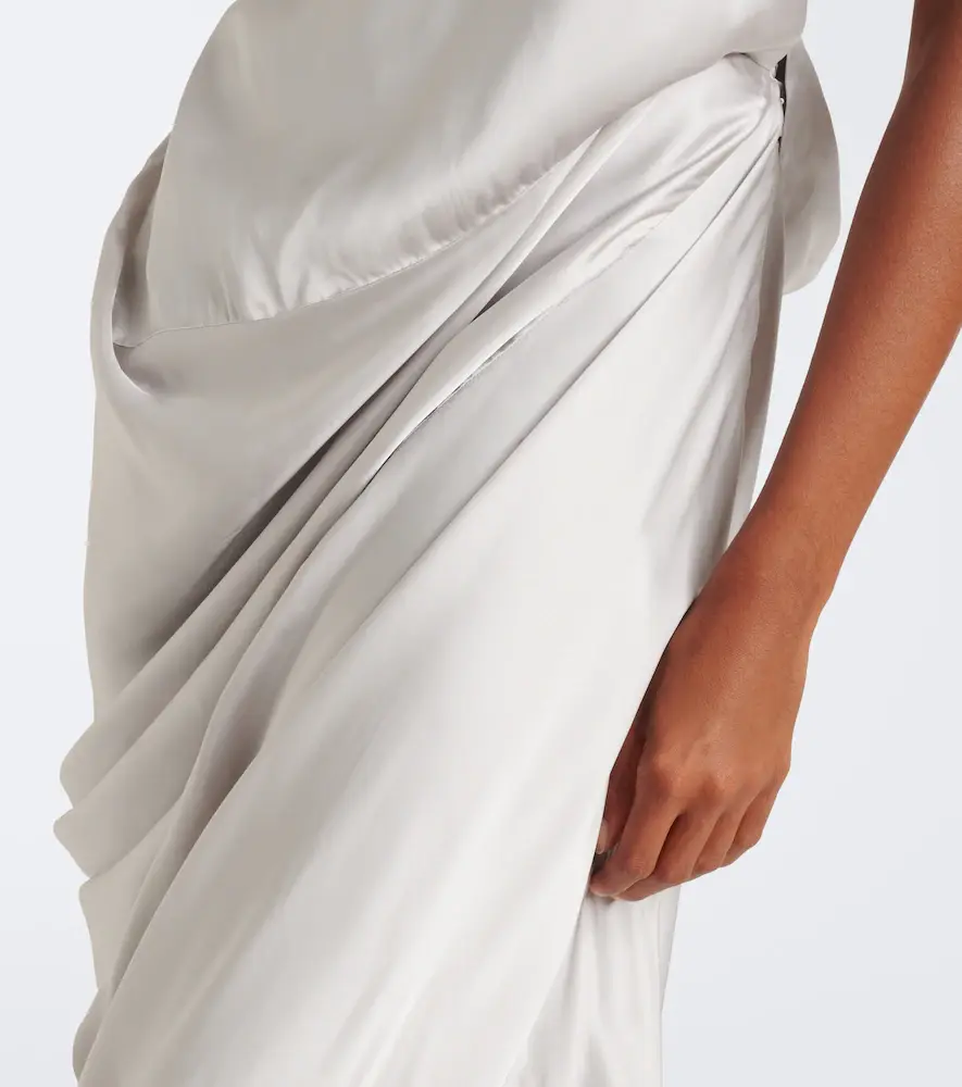 Vivienne Westwood Glossa draped one-shoulder satin maxi dress | Thumbnail 5 Vivienne Westwood Glossa draped one-shoulder satin maxi dress | Thumbnail 5