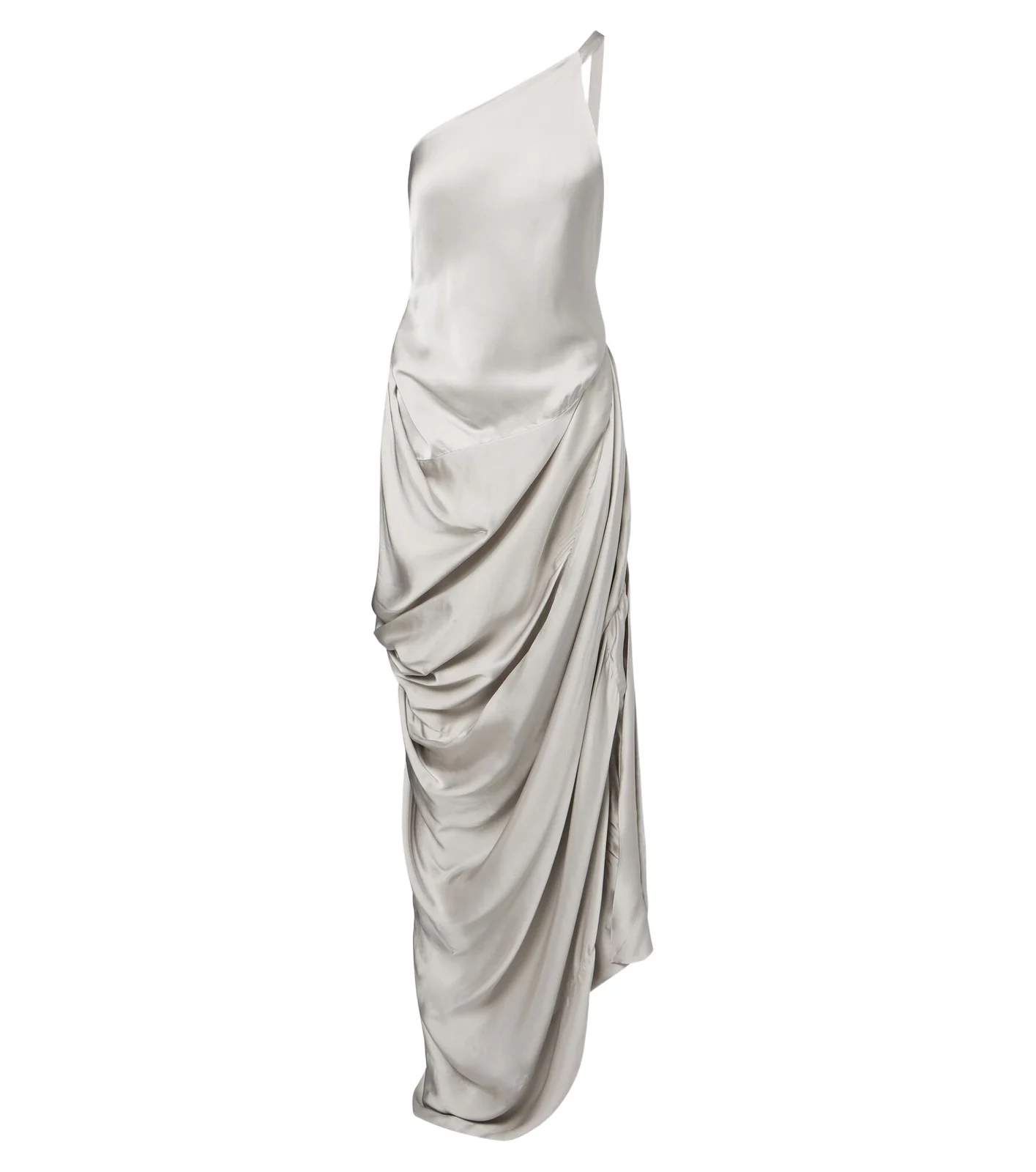 Vivienne Westwood Glossa draped one-shoulder satin maxi dress