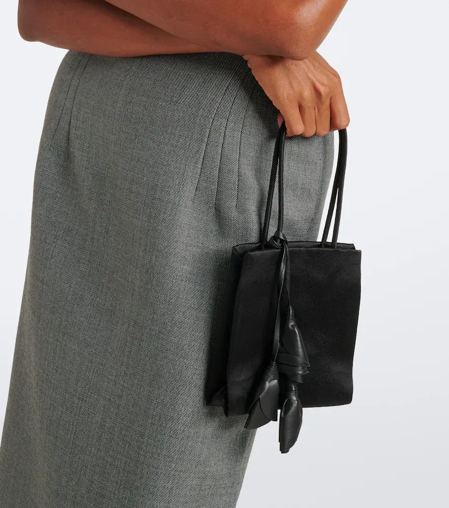Magda Butrym Julia Small satin shoulder bag | Thumbnail 4 Magda Butrym Julia Small satin shoulder bag | Thumbnail 4