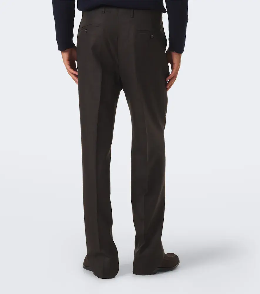 Slowear Virgin wool straight pants | Thumbnail 4 Slowear Virgin wool straight pants | Thumbnail 4