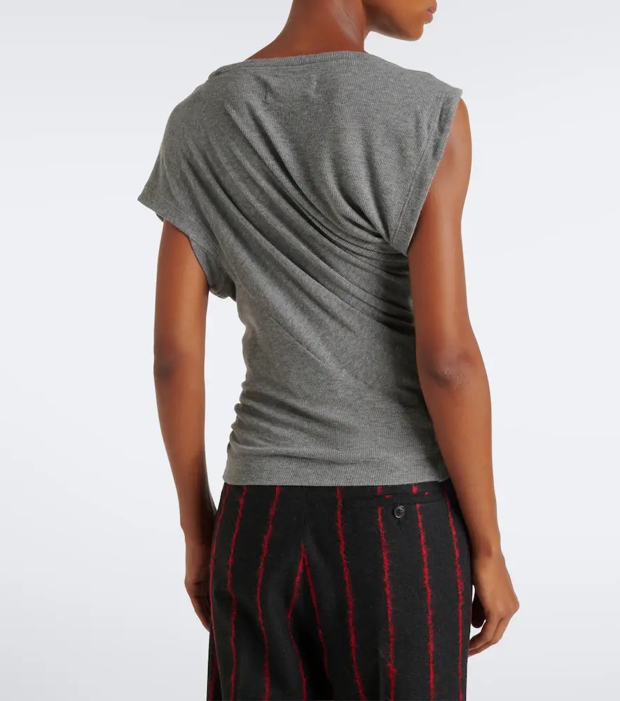 Vivienne Westwood Hebo asymmetric ribbed-knit top | Thumbnail 3 Vivienne Westwood Hebo asymmetric ribbed-knit top | Thumbnail 3
