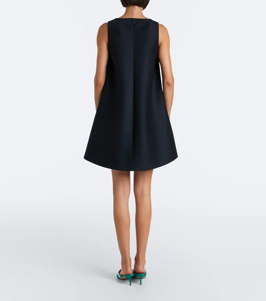 Balenciaga Wool and silk minidress | Thumbnail 4 Balenciaga Wool and silk minidress | Thumbnail 4
