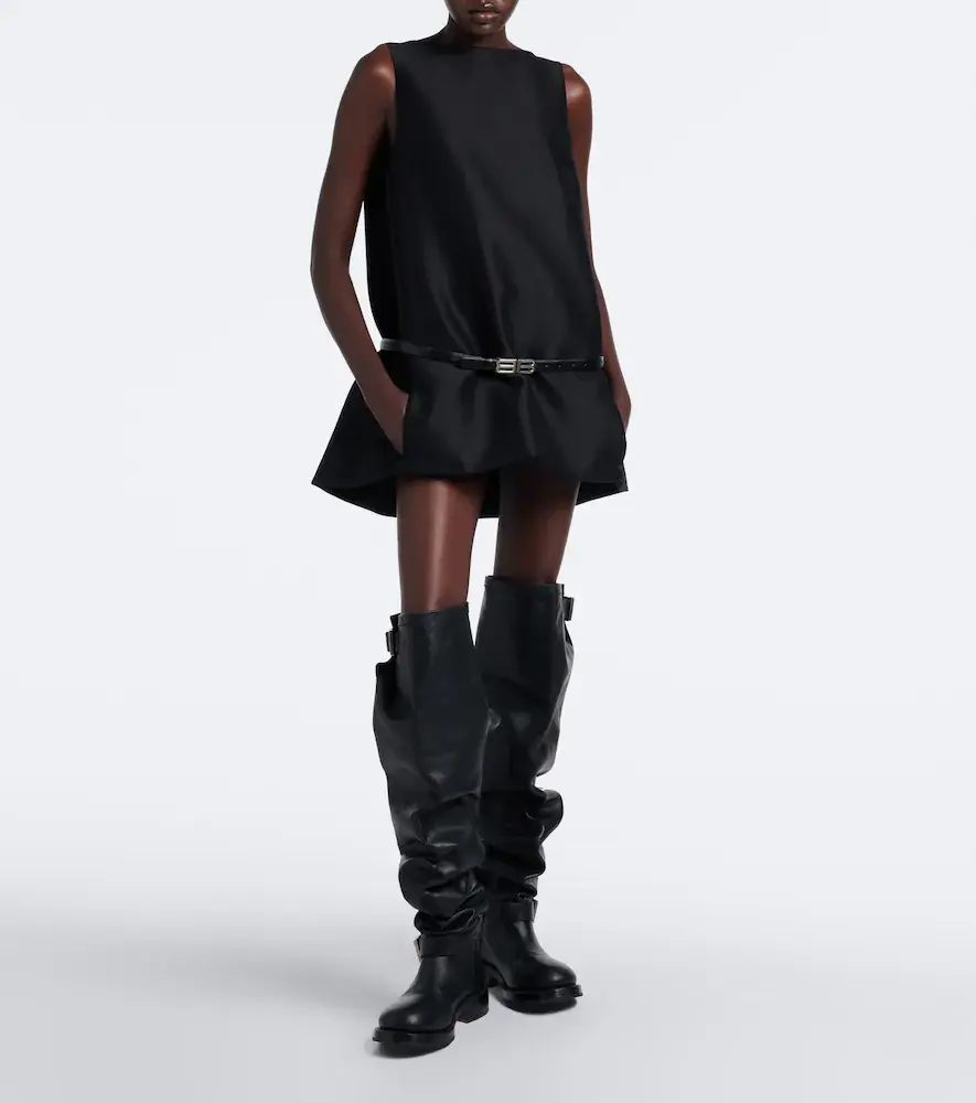 Balenciaga Wool and silk minidress | Thumbnail 5 Balenciaga Wool and silk minidress | Thumbnail 5