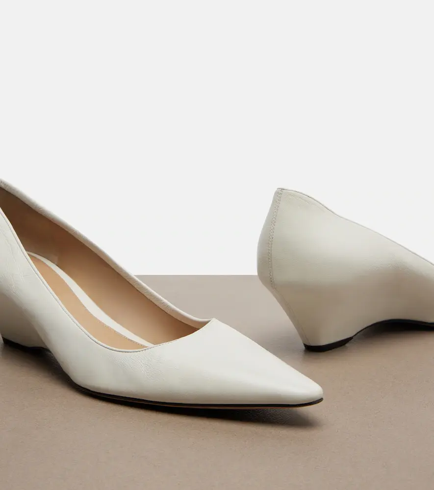 The Row Liisa leather wedges | Thumbnail 2 The Row Liisa leather wedges | Thumbnail 2