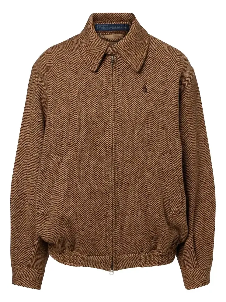 Herringbone wool jacket