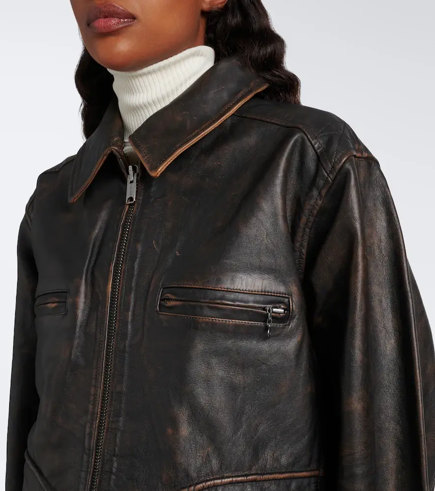 Polo Ralph Lauren Oversized leather jacket | Thumbnail 2