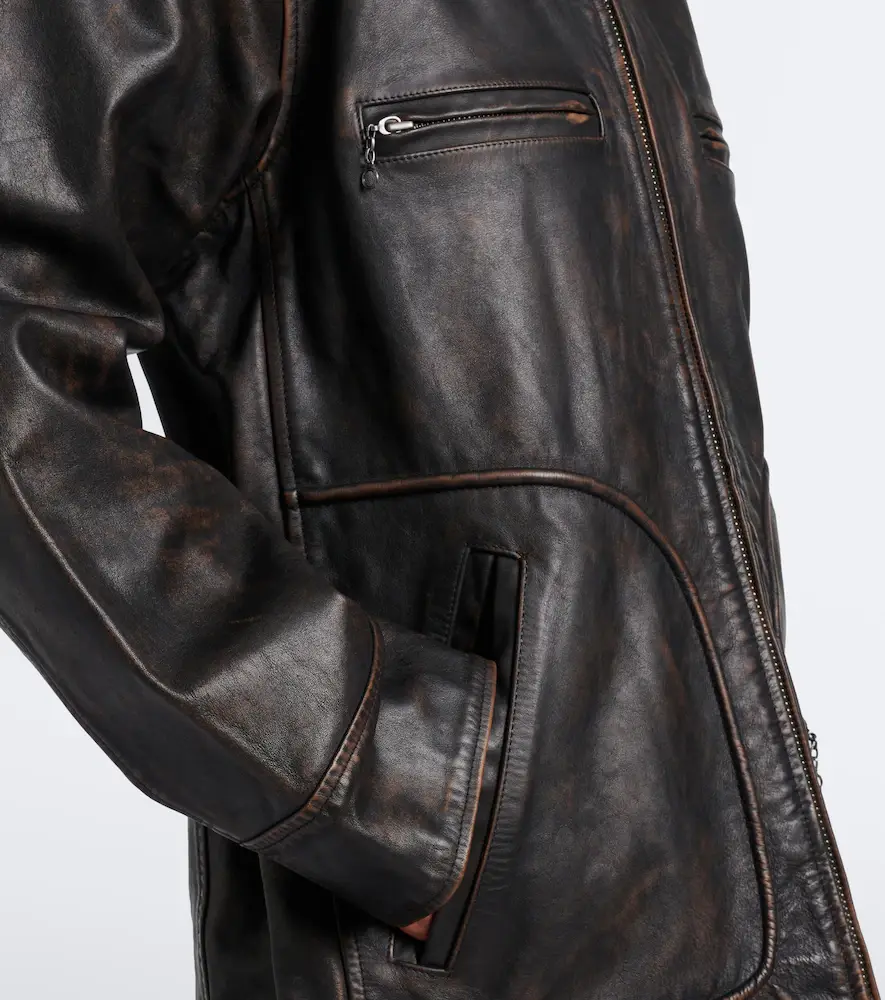 Polo Ralph Lauren Oversized leather jacket | Thumbnail 3