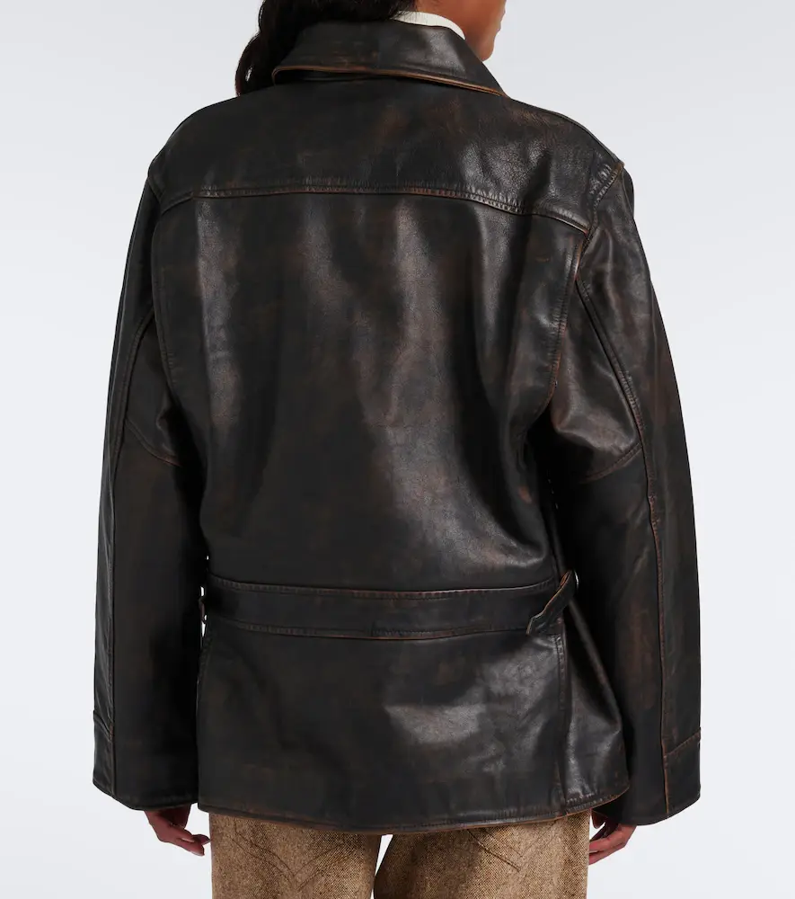 Polo Ralph Lauren Oversized leather jacket | Thumbnail 4