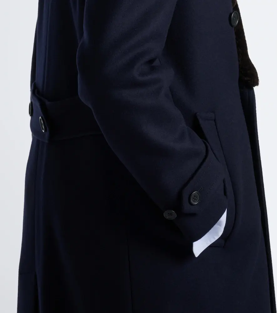 Polo Ralph Lauren Shearling-trimmed wool coat | Thumbnail 3 Polo Ralph Lauren Shearling-trimmed wool coat | Thumbnail 3