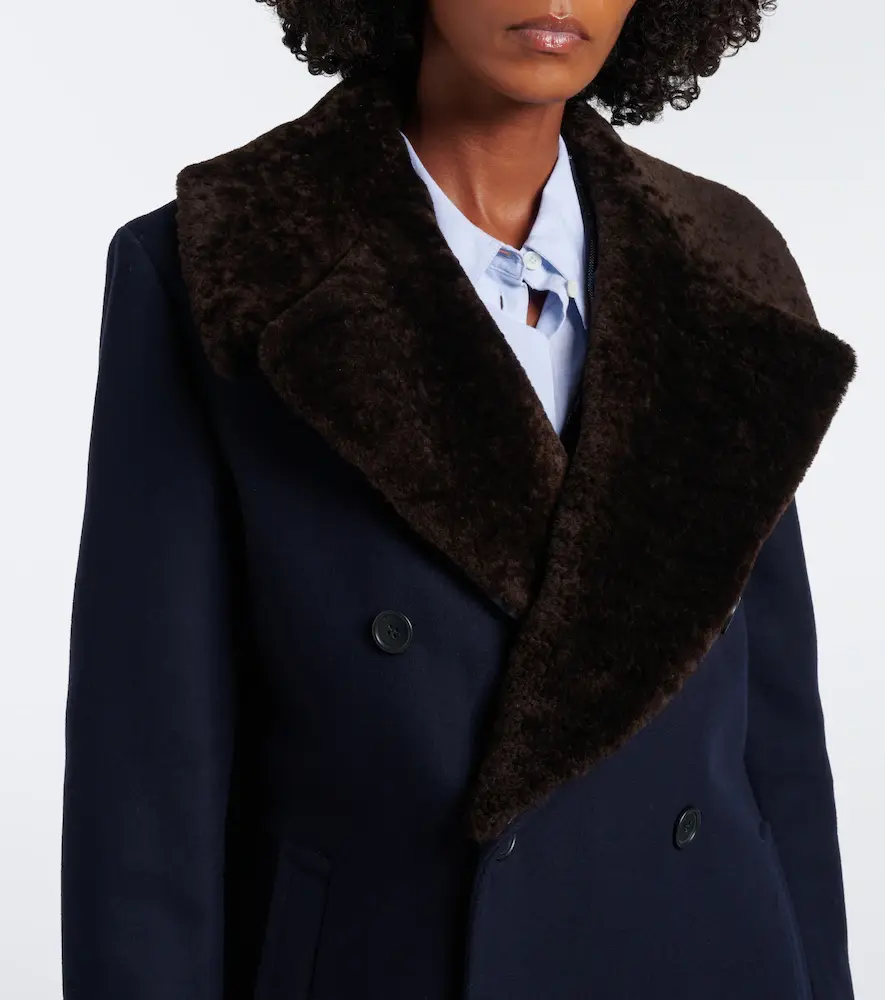 Polo Ralph Lauren Shearling-trimmed wool coat | Thumbnail 5 Polo Ralph Lauren Shearling-trimmed wool coat | Thumbnail 5