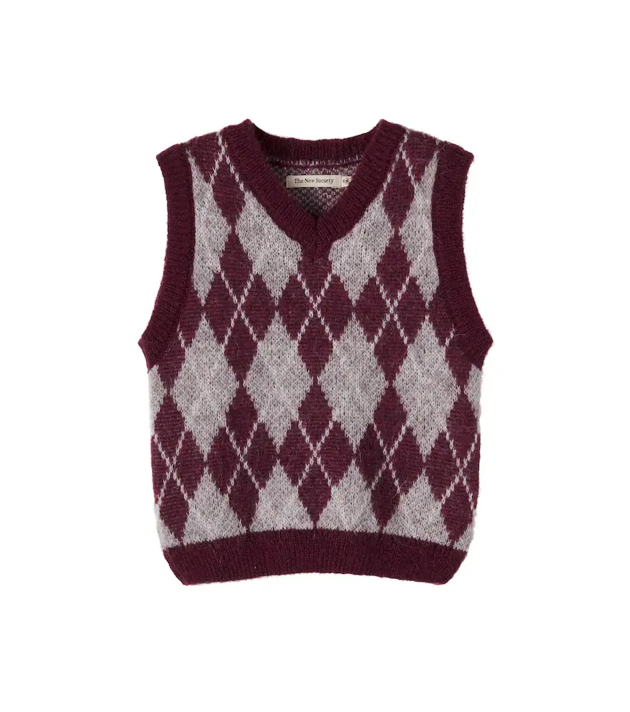 THE NEW SOCIETY Checked vest | Image 1 THE NEW SOCIETY Checked vest | Image 1