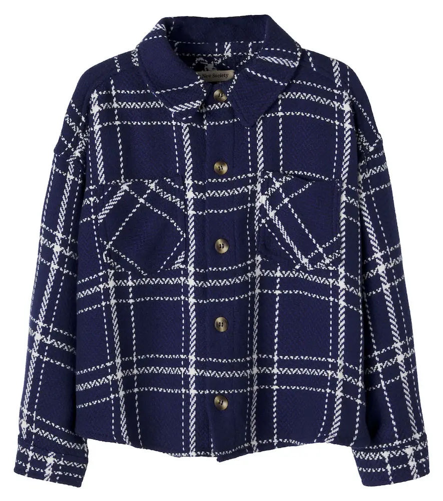THE NEW SOCIETY Boone checked cotton overshirt | Image 1 THE NEW SOCIETY Boone checked cotton overshirt | Image 1