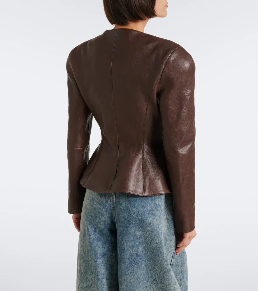 Magda Butrym Leather jacket | Thumbnail 2 Magda Butrym Leather jacket | Thumbnail 2