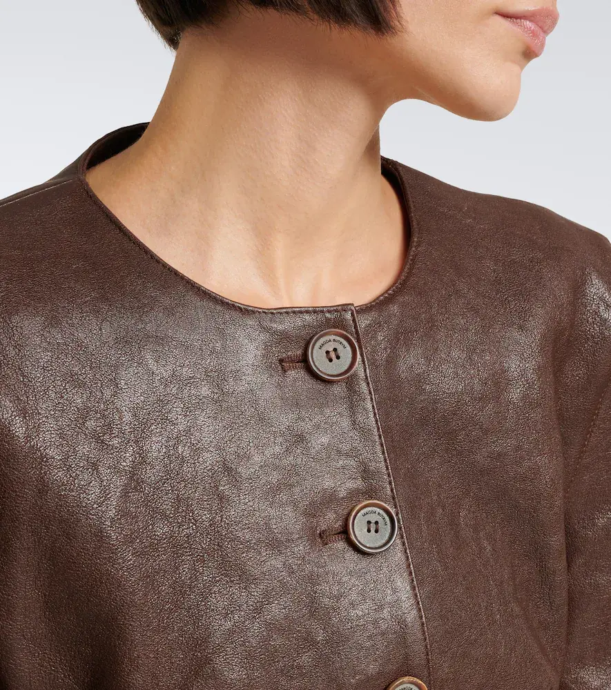 Magda Butrym Leather jacket | Thumbnail 3 Magda Butrym Leather jacket | Thumbnail 3