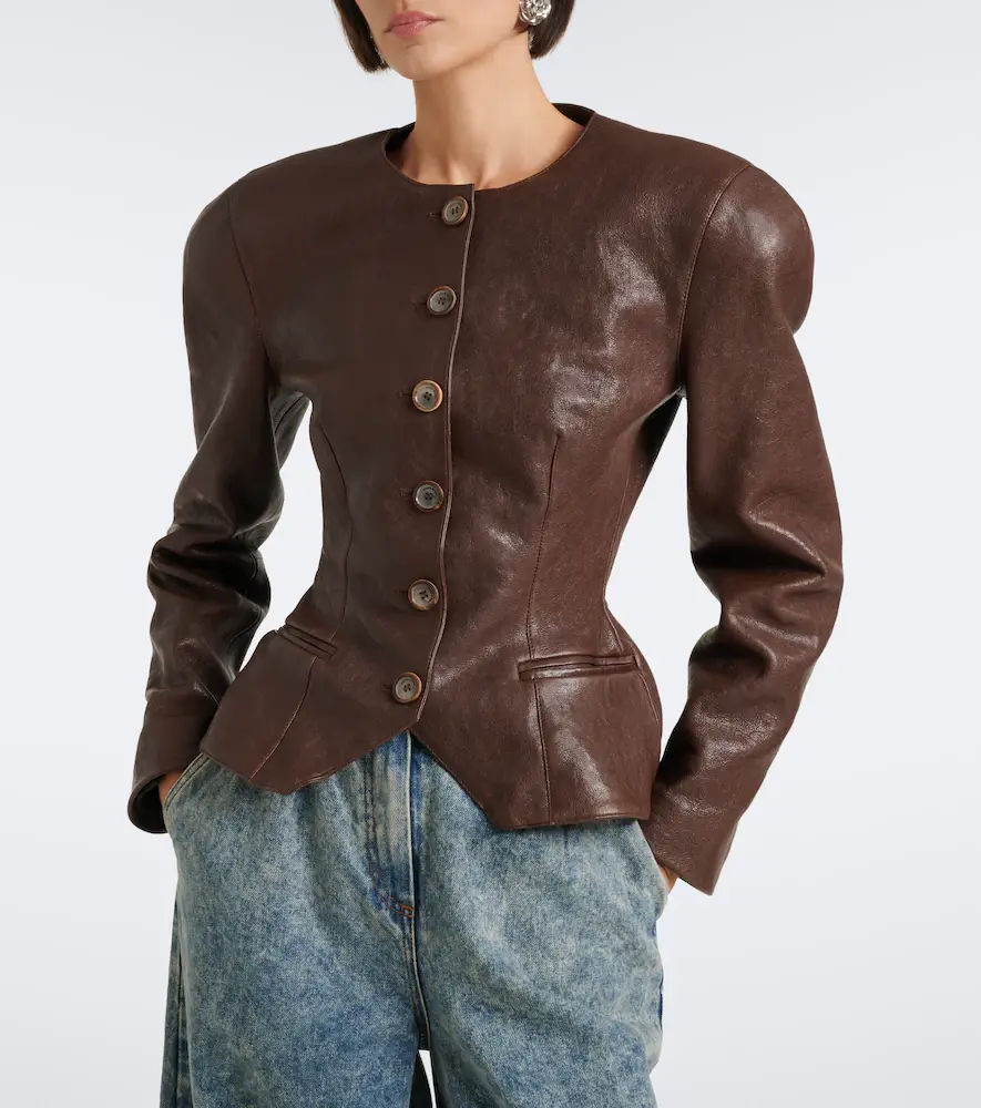 Magda Butrym Leather jacket | Thumbnail 5 Magda Butrym Leather jacket | Thumbnail 5