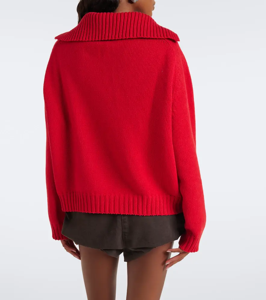 Magda Butrym Wool and cashmere polo sweater | Thumbnail 6 Magda Butrym Wool and cashmere polo sweater | Thumbnail 6