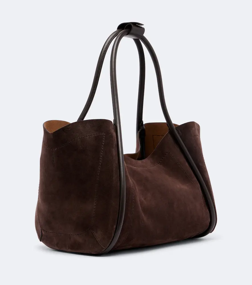 Max Mara Medium suede shoulder bag | Thumbnail 3 Max Mara Medium suede shoulder bag | Thumbnail 3
