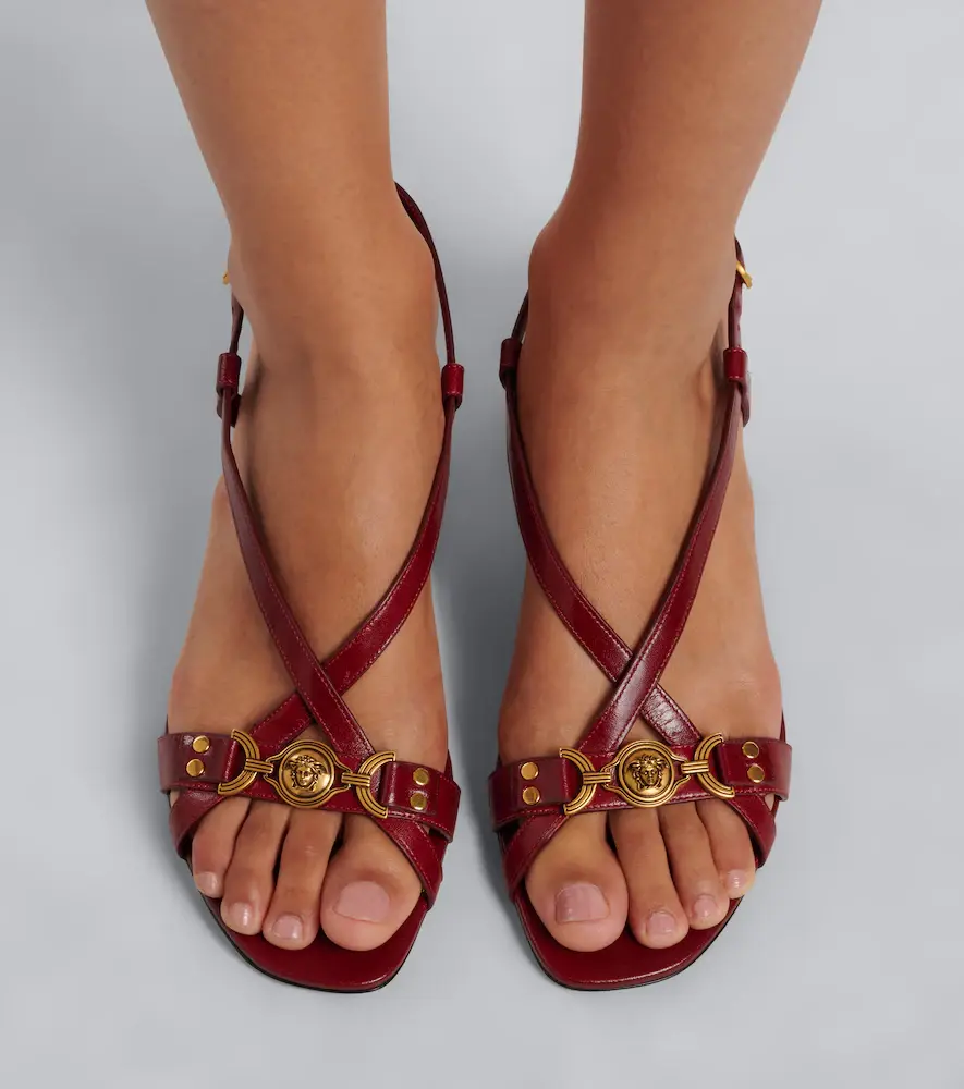 Versace Marisa leather sandals | Thumbnail 6 Versace Marisa leather sandals | Thumbnail 6