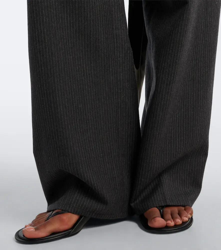 Jacquemus Pinstripe virgin wool straight pants | Thumbnail 5