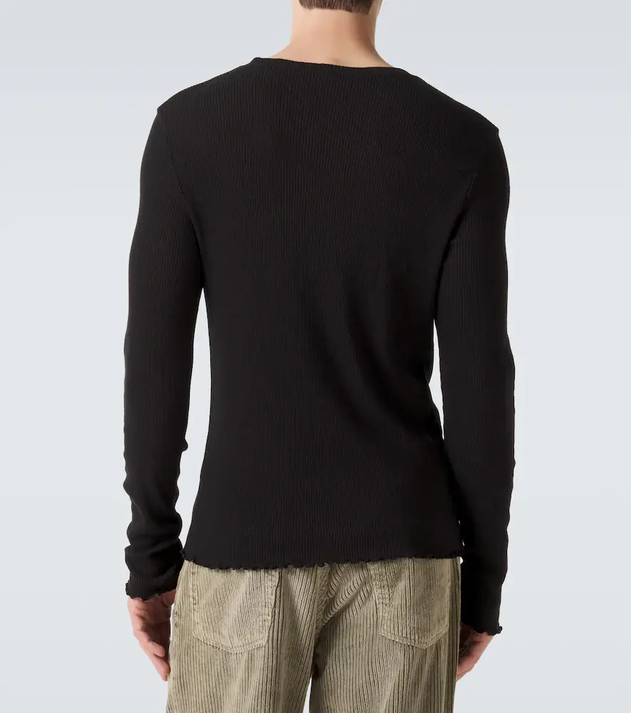 Our Legacy Elongated ribbed-knit cotton-blend top | Thumbnail 3 Our Legacy Elongated ribbed-knit cotton-blend top | Thumbnail 3