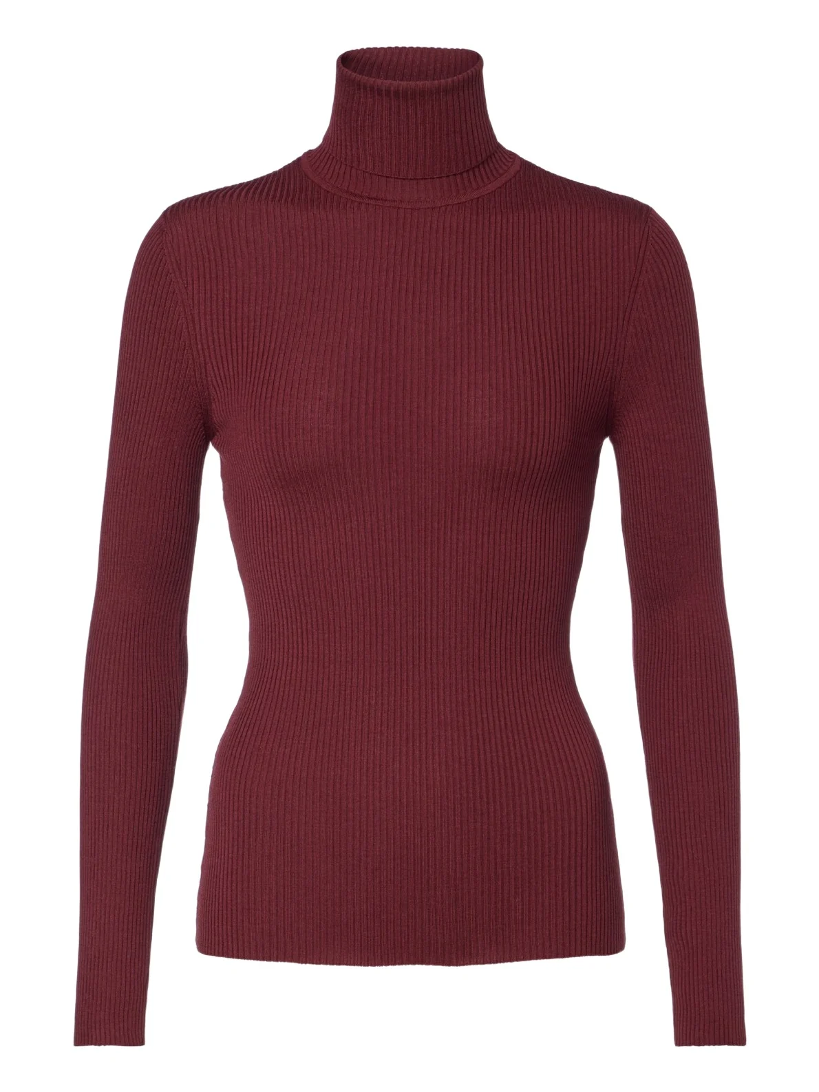 Wolford Ribbed-knit virgin wool turtleneck top