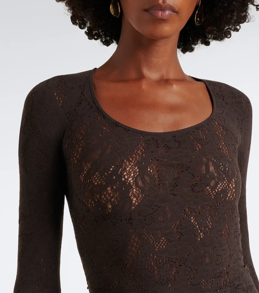 Wolford Infinite floral lace top | Thumbnail 2 Wolford Infinite floral lace top | Thumbnail 2