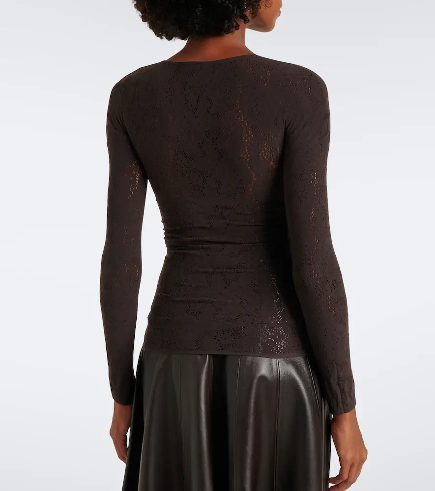Wolford Infinite floral lace top | Thumbnail 3 Wolford Infinite floral lace top | Thumbnail 3