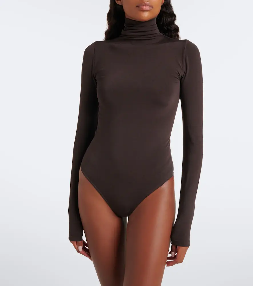 Wolford Colorado turtleneck jersey bodysuit | Thumbnail 4 Wolford Colorado turtleneck jersey bodysuit | Thumbnail 4
