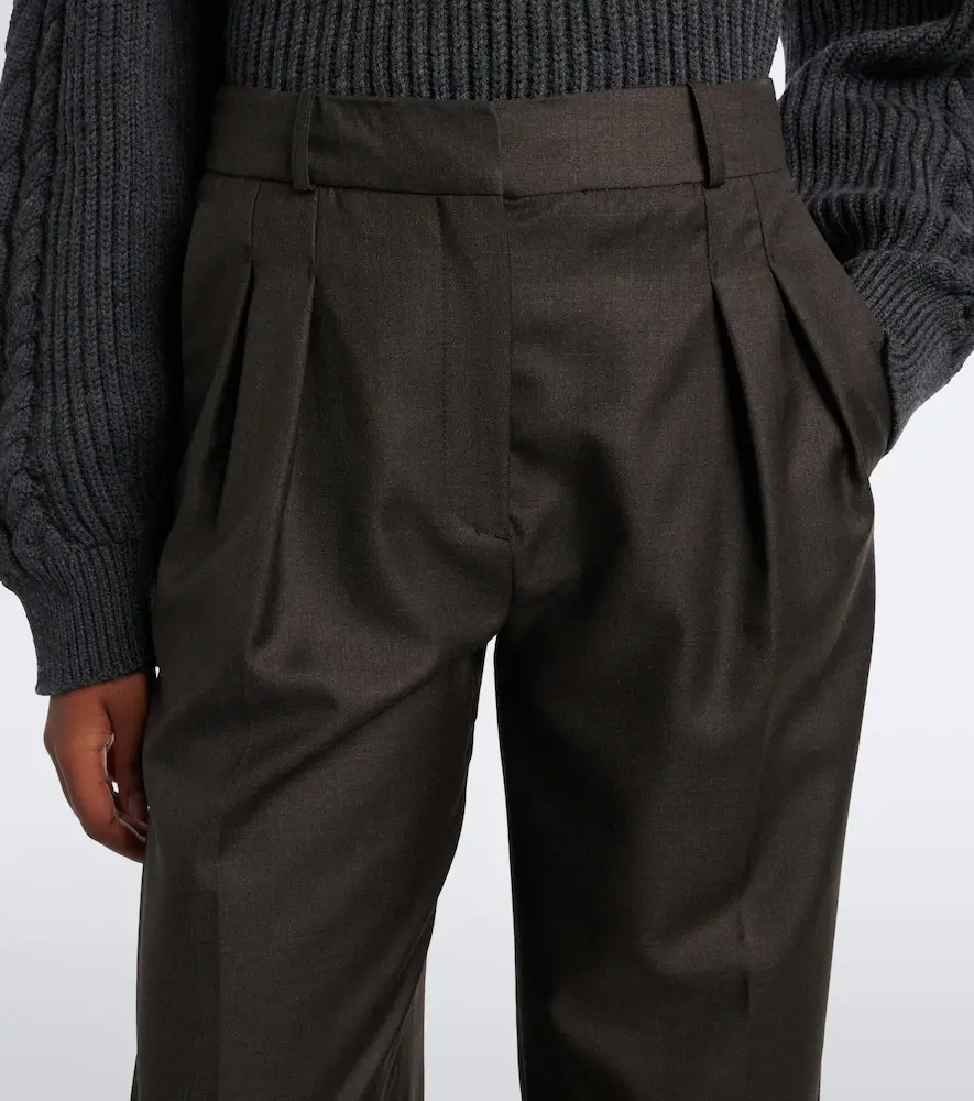 Loulou de Saison Sbiru Lds pleated virgin wool pants | Thumbnail 3 Loulou de Saison Sbiru Lds pleated virgin wool pants | Thumbnail 3