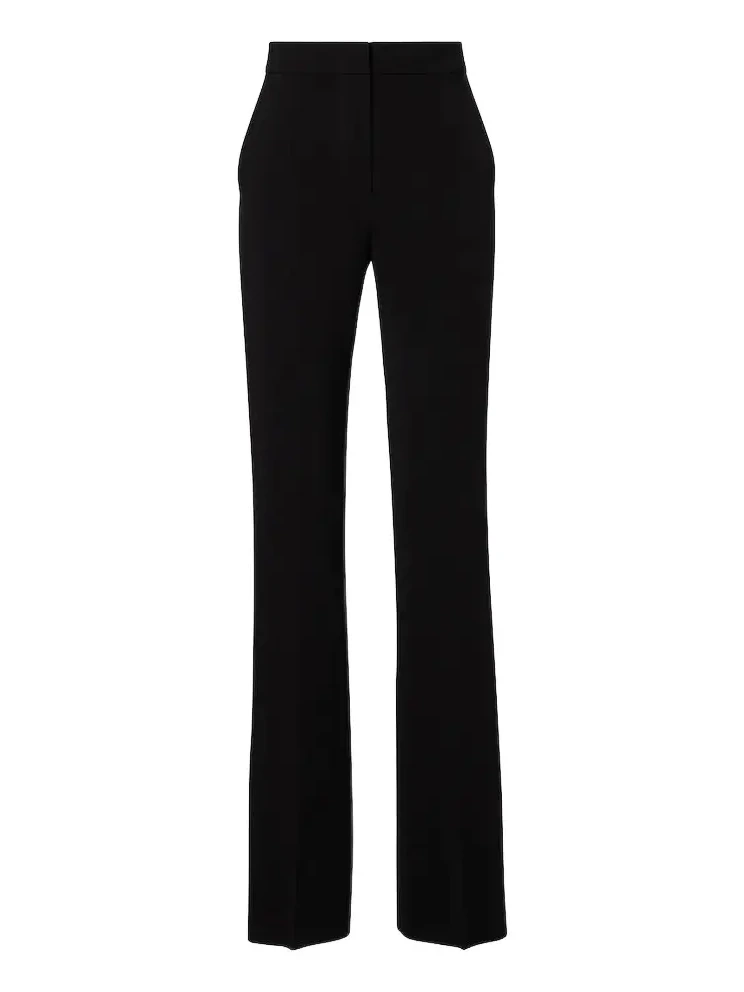 Elegante cady straight pants