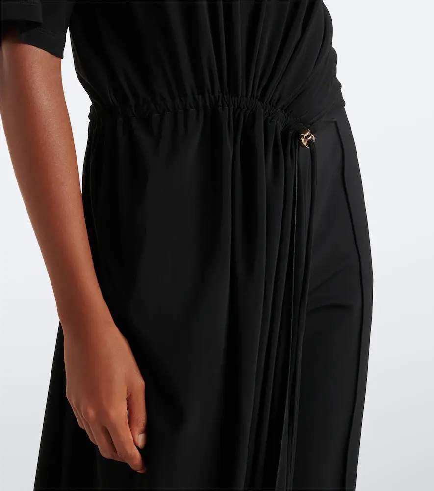 Sportmax Asymmetric draped jersey top | Thumbnail 5