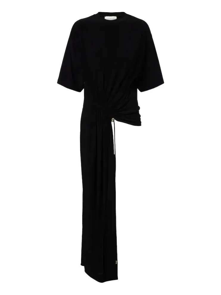Asymmetric draped jersey top Asymmetric draped jersey top