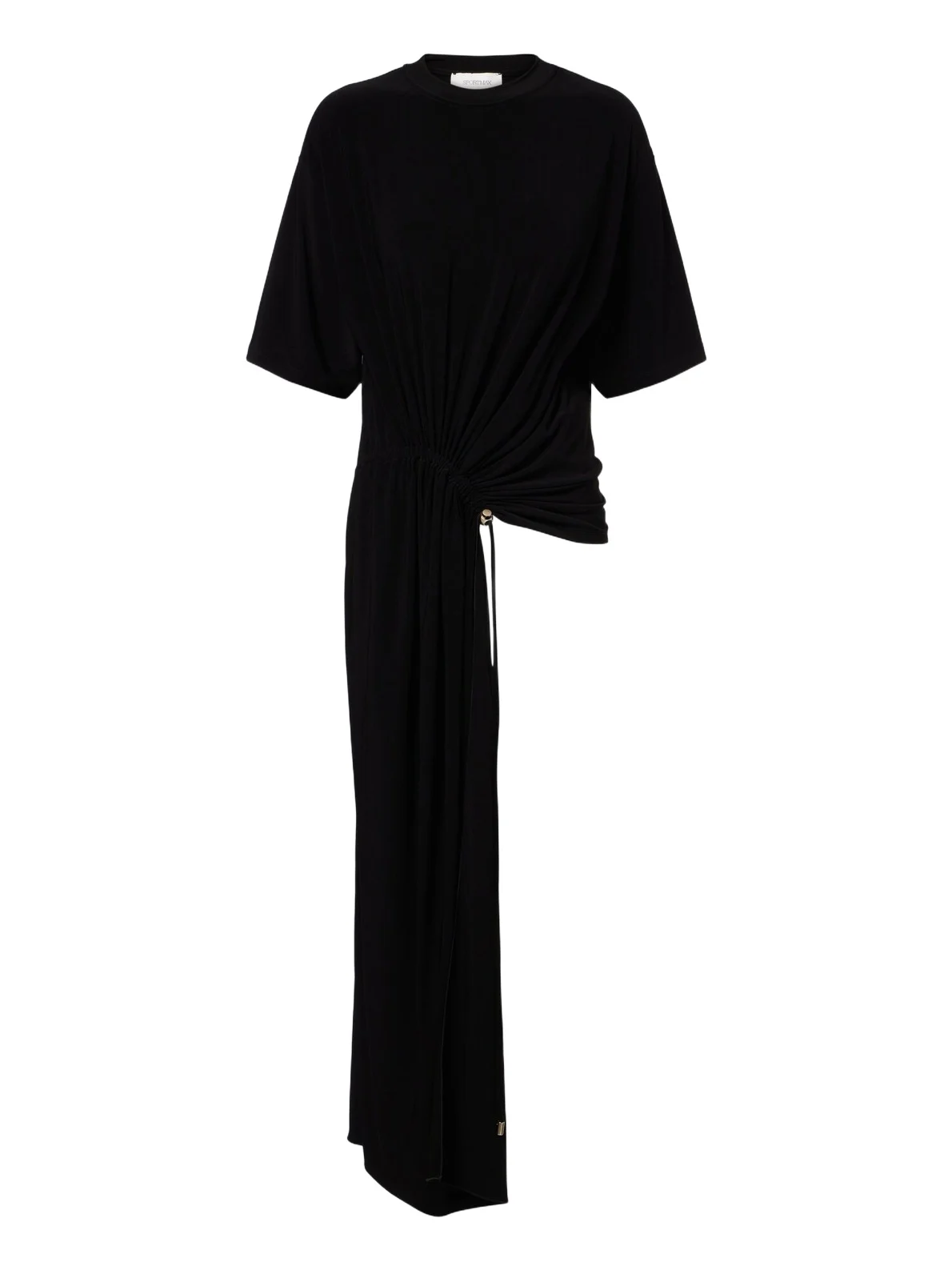 Sportmax Asymmetric draped jersey top
