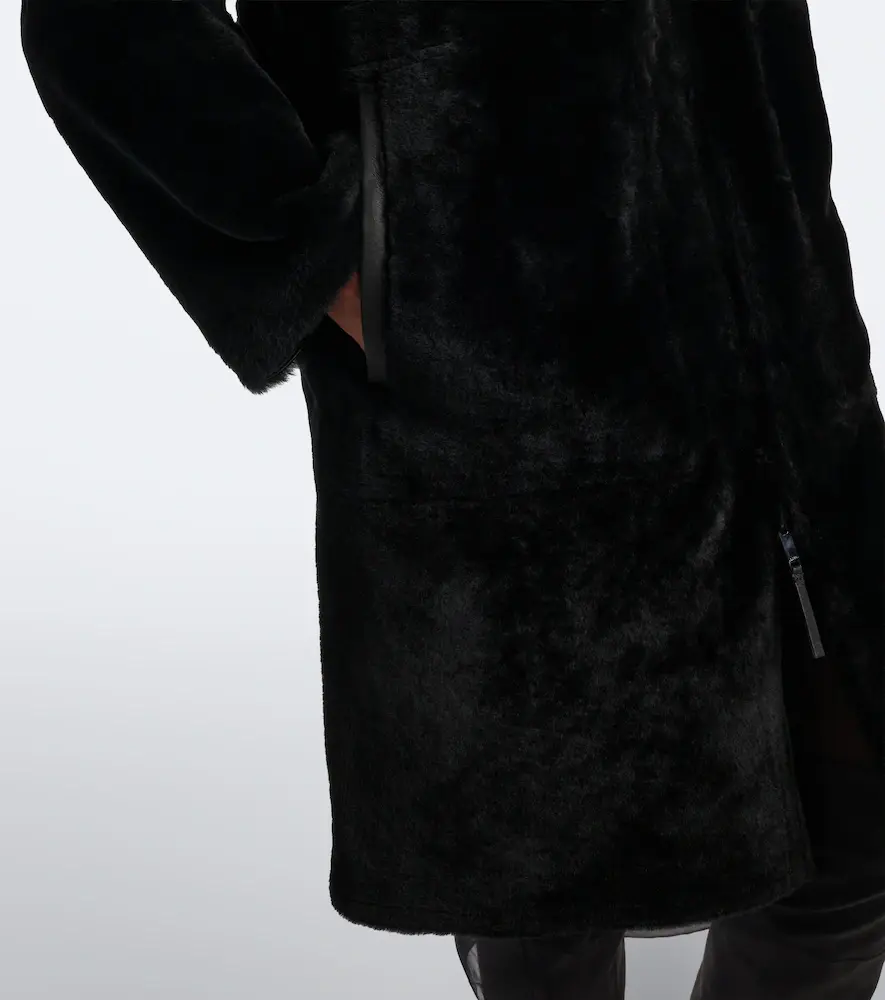 Joseph Caspian reversible leather and shearling coat | Thumbnail 3 Joseph Caspian reversible leather and shearling coat | Thumbnail 3