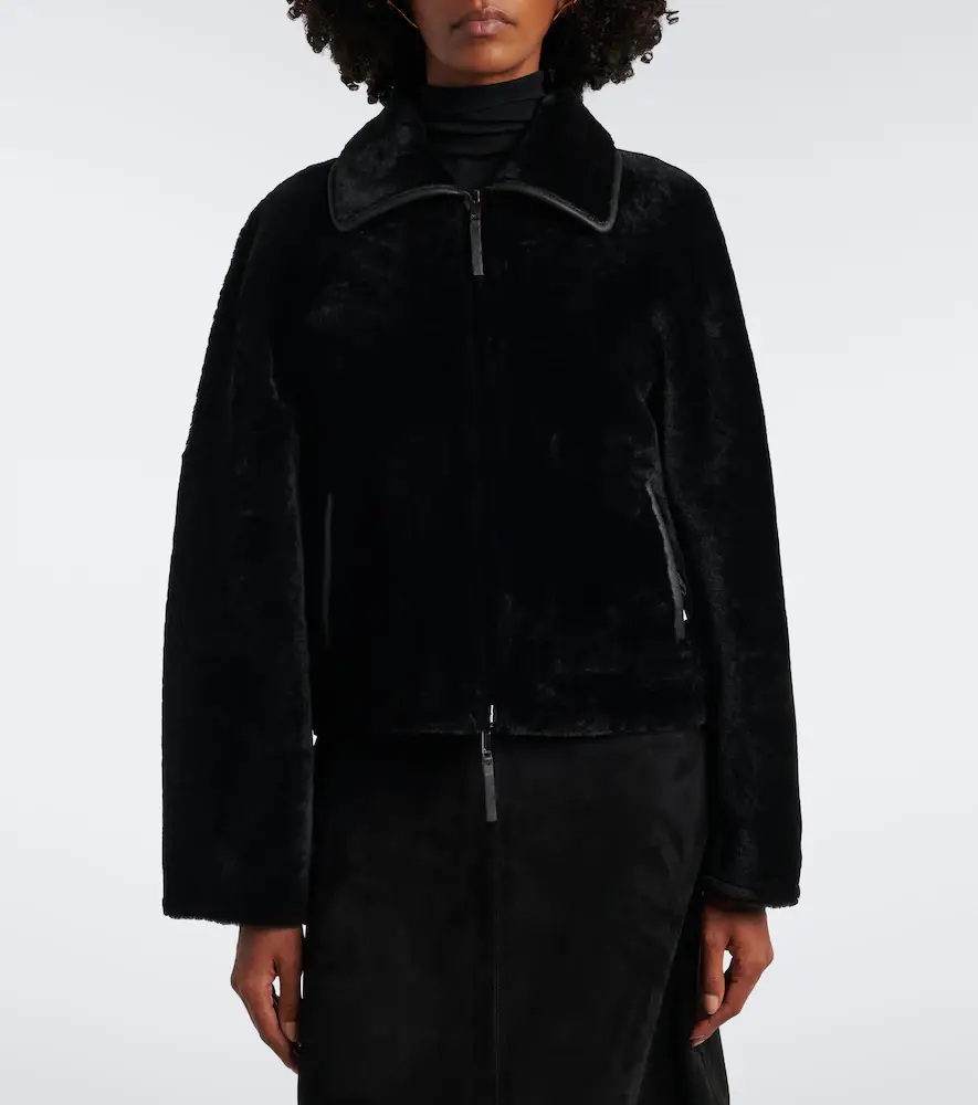 Joseph Kyro reversible shearling and leather jacket | Thumbnail 2