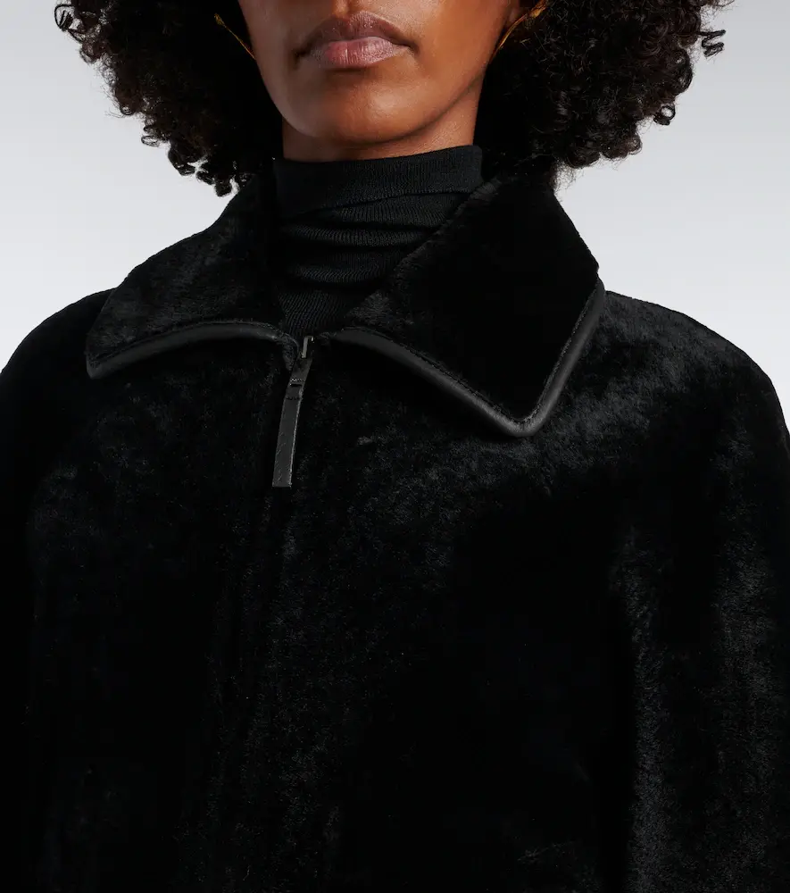 Joseph Kyro reversible shearling and leather jacket | Thumbnail 3
