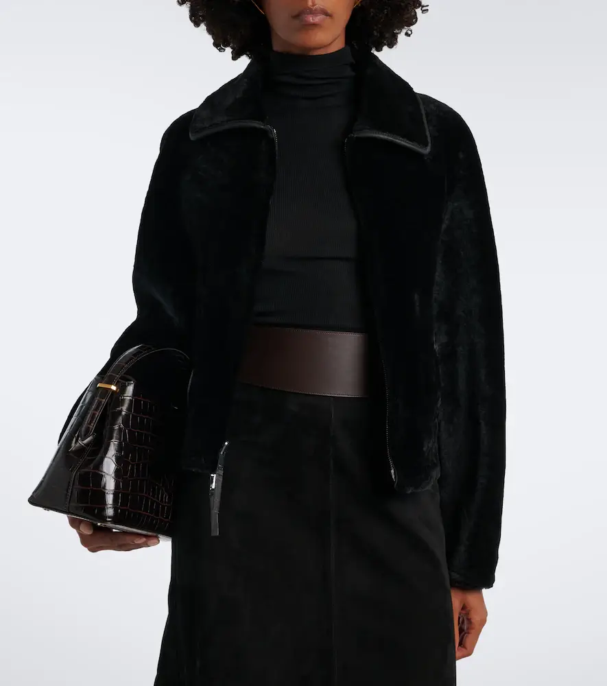 Joseph Kyro reversible shearling and leather jacket | Thumbnail 4