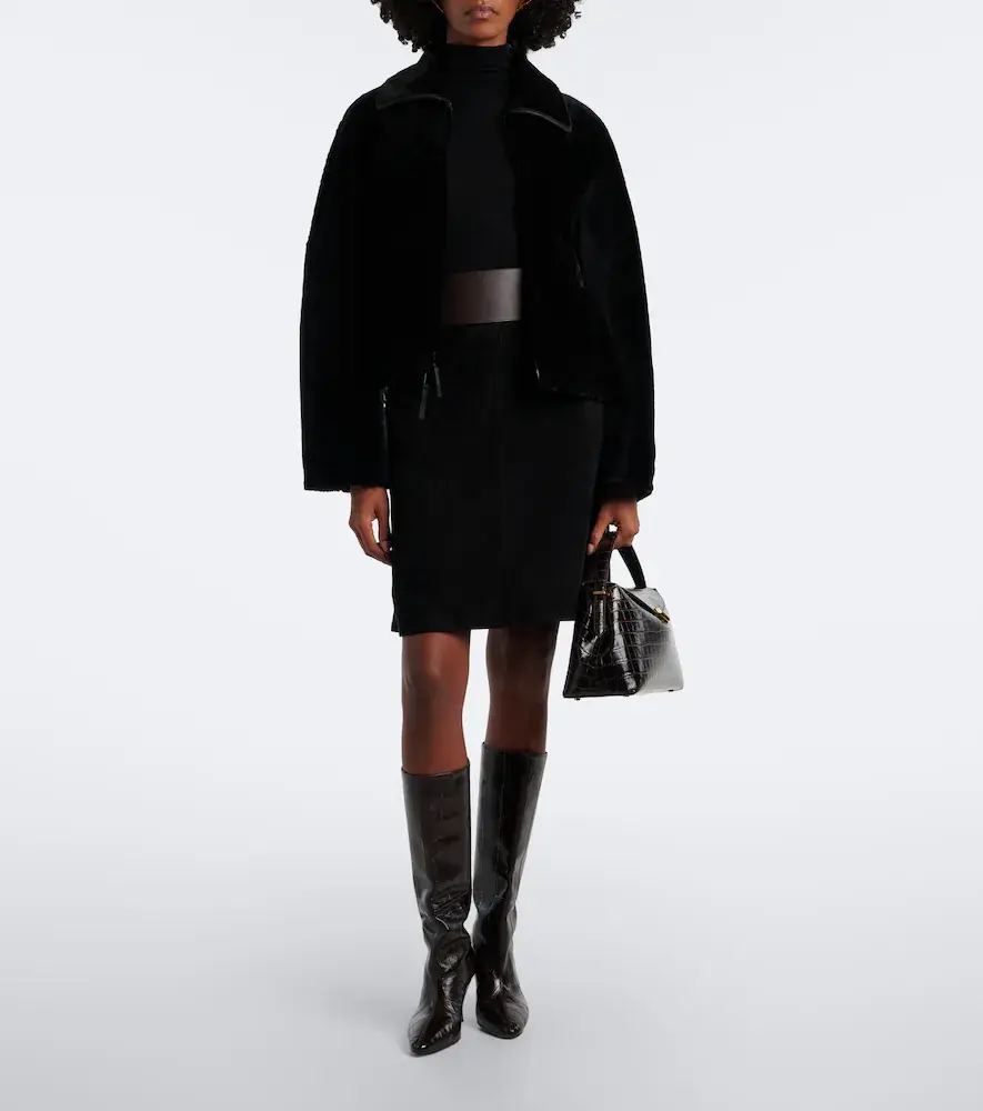 Joseph Kyro reversible shearling and leather jacket | Thumbnail 5
