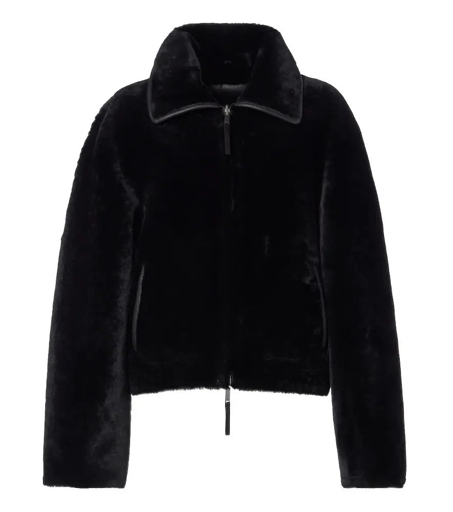 Kyro reversible shearling and leather jacket Kyro reversible shearling and leather jacket