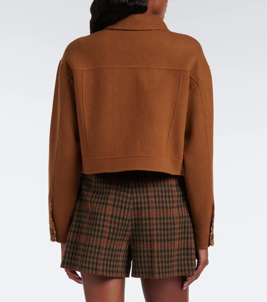 Max Mara Reversible wool and cashmere jacket | Thumbnail 5