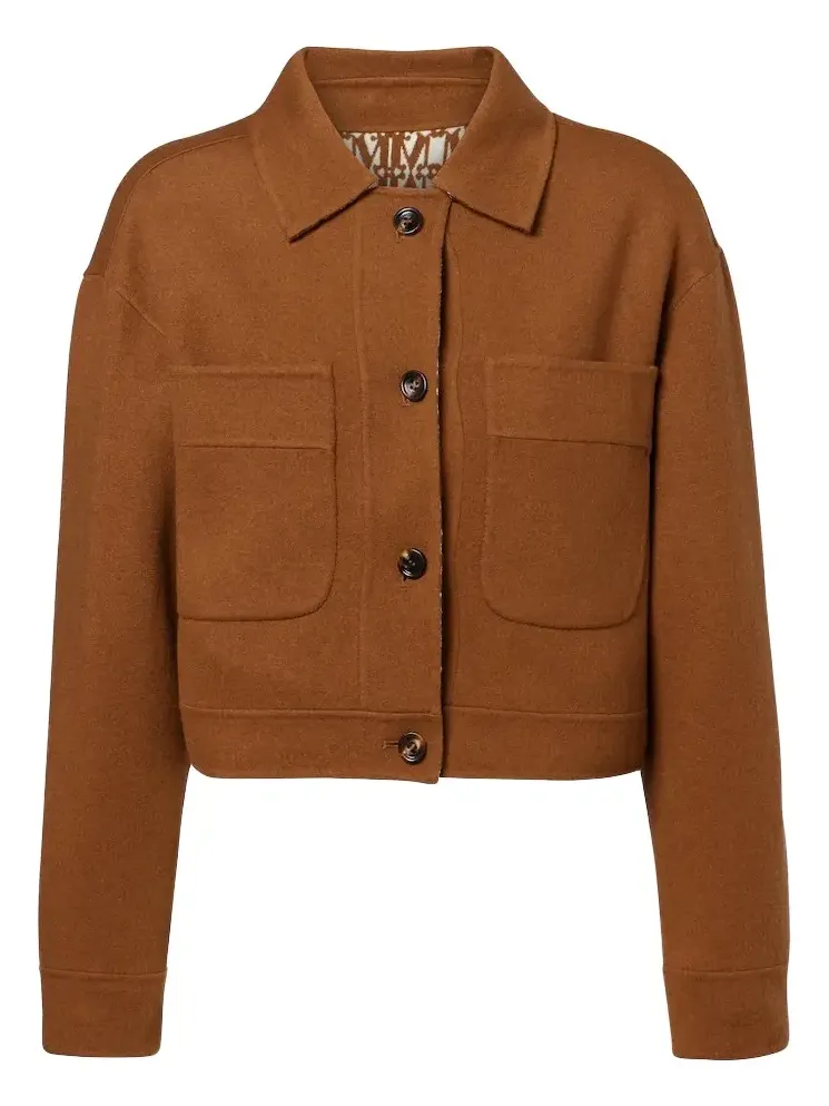 Reversible wool and cashmere jacket Reversible wool and cashmere jacket