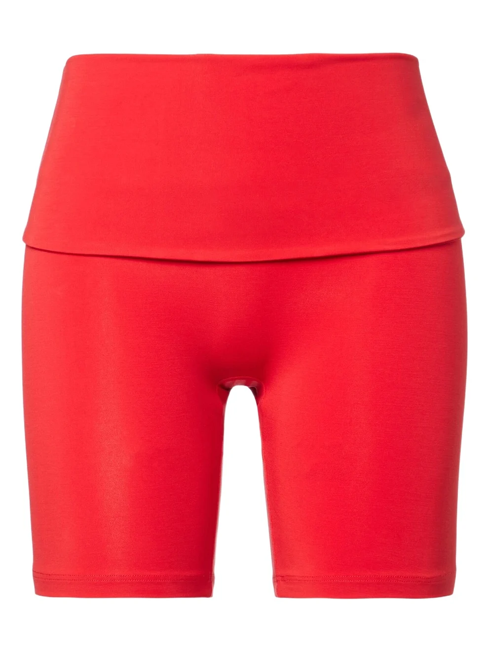 Foldover biker shorts