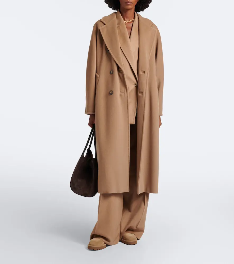 Max Mara Cashmere-trimmed suede combat boots | Thumbnail 5
