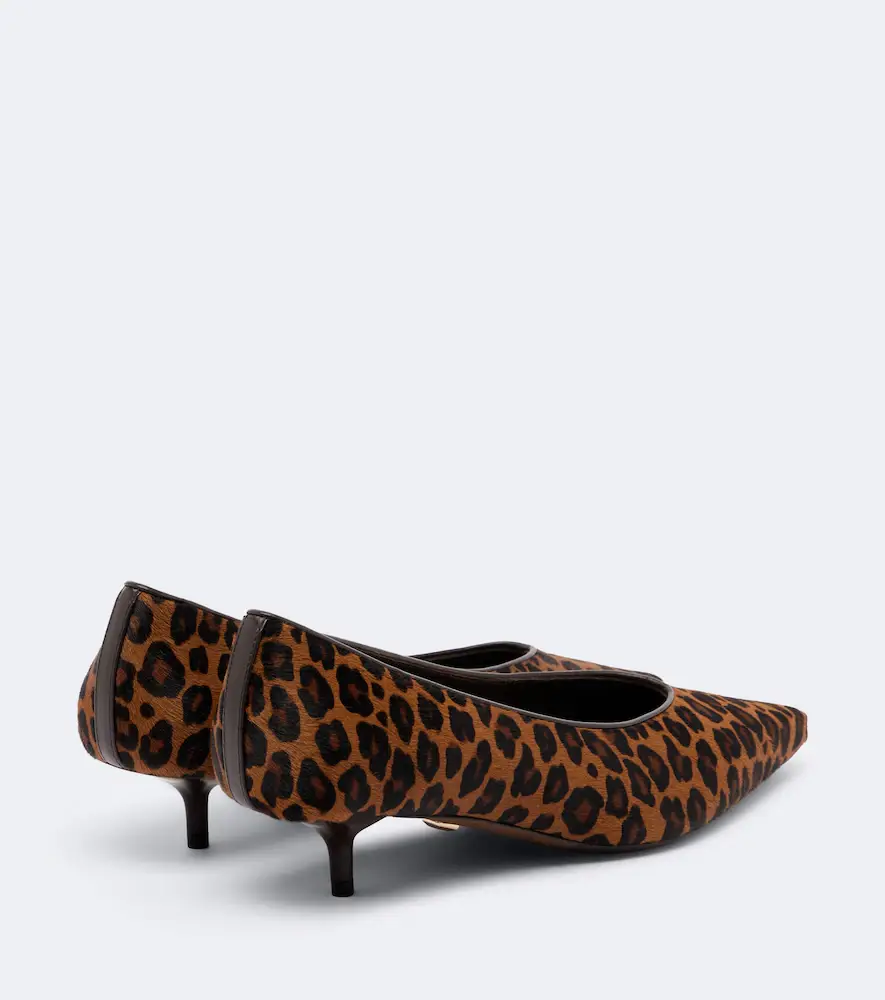 Max Mara Leopard-print calf hair pumps | Thumbnail 4 Max Mara Leopard-print calf hair pumps | Thumbnail 4