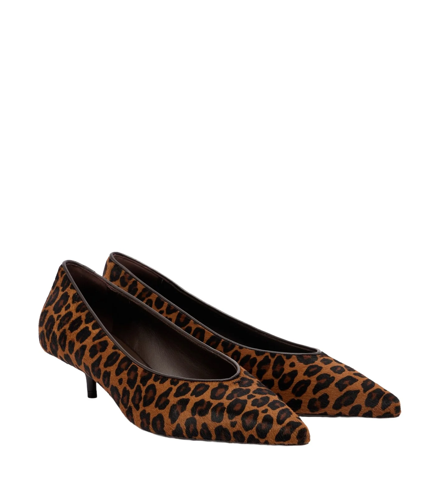 Leopard-print calf hair pumps Leopard-print calf hair pumps