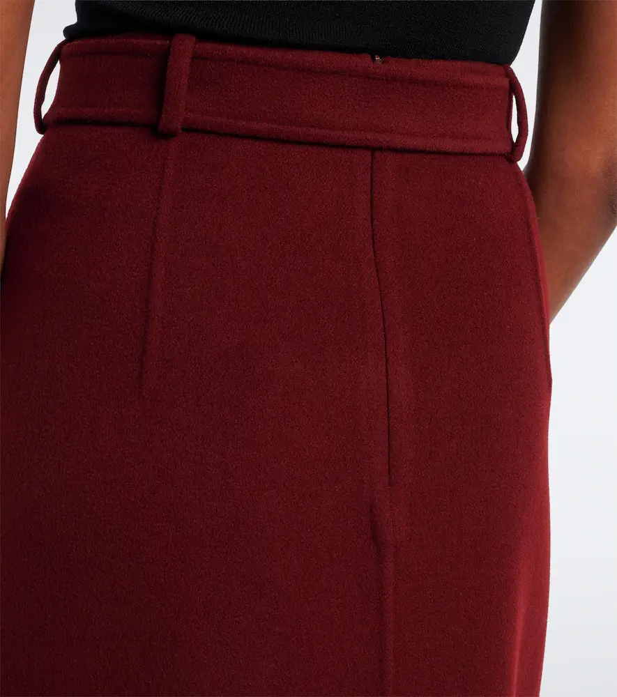 'S Max Mara 'S Max Mara Belted virgin wool pencil skirt | Thumbnail 2 'S Max Mara 'S Max Mara Belted virgin wool pencil skirt | Thumbnail 2